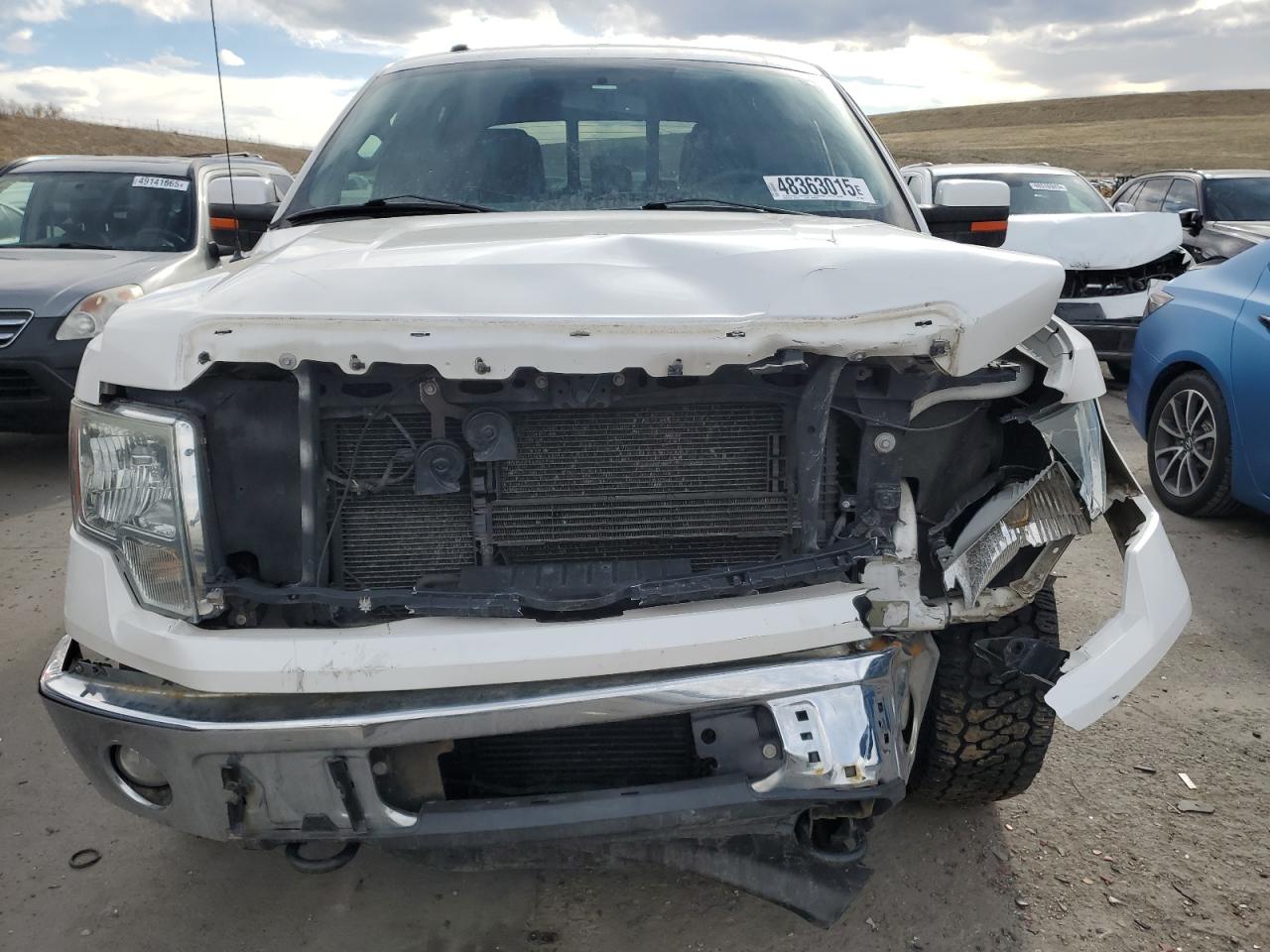 2013 Ford F-150 VIN 1FTFW1ETXDKG52930 Copart auction photo, front end / hail damage thumbnail 5