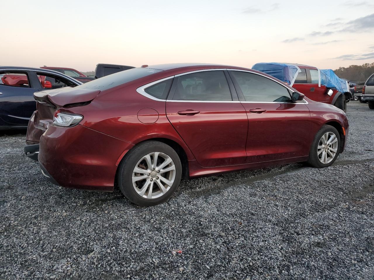 2015 Chrysler 200 VIN 1C3CCCAB2FN562875 Copart auction photo, rear end / minor dent/scratches damage thumbnail 3