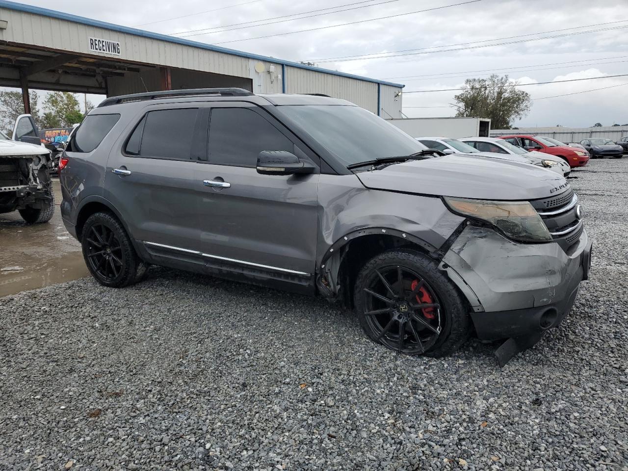 2013 Ford Explorer VIN 1FM5K8D80DGA27206 Copart auction photo, front end / undercarriage damage thumbnail 4