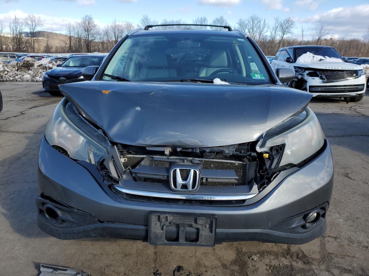2014 Honda CR-V VIN 2HKRM4H71EH616448 Copart auction photo, front end / minor dent/scratches damage thumbnail 5