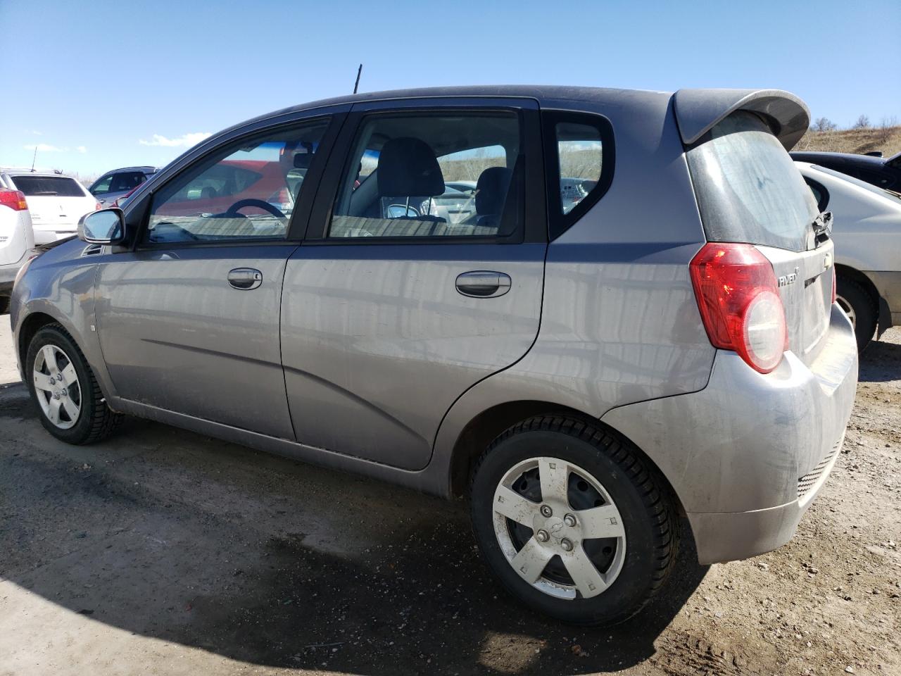 2009 Chevrolet Aveo VIN KL1TD66E19B635938 Copart auction photo, front end / hail damage thumbnail 2