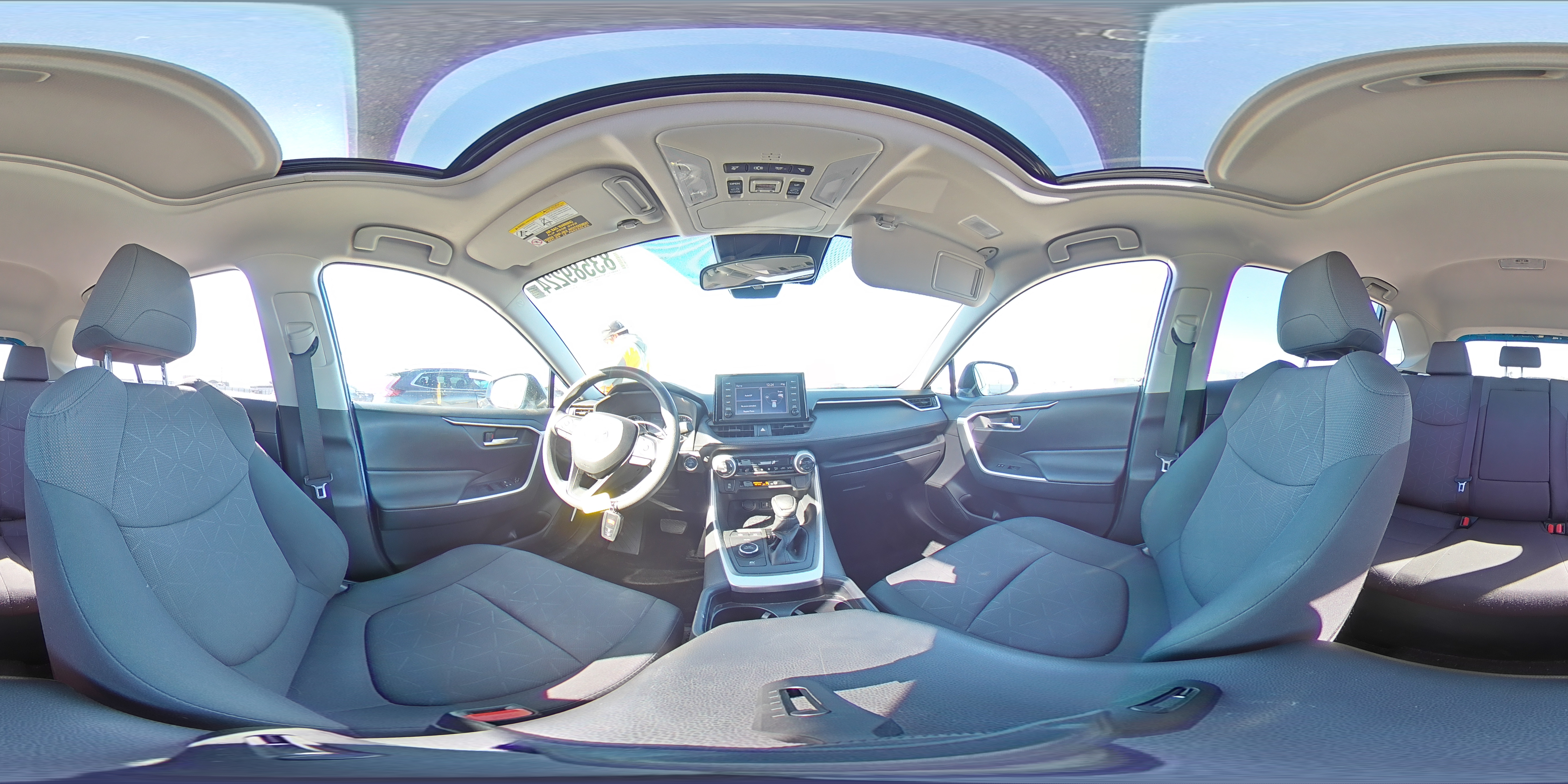 2019 Toyota RAV 4 VIN JTMRWRFV4KJ009729 Copart auction photo, rear end damage thumbnail 13