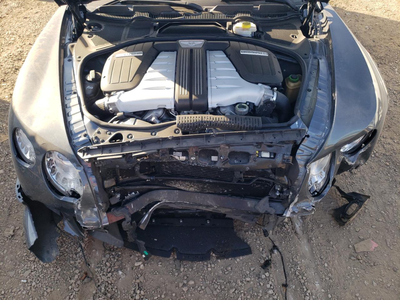 2013 Bentley Continental VIN SCBGR3ZA7DC079577 Copart auction photo, front end damage thumbnail 11