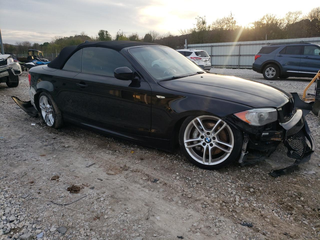 2013 BMW 1er VIN WBAUN7C53DVM27505 Copart auction photo, front end / rear end damage thumbnail 4