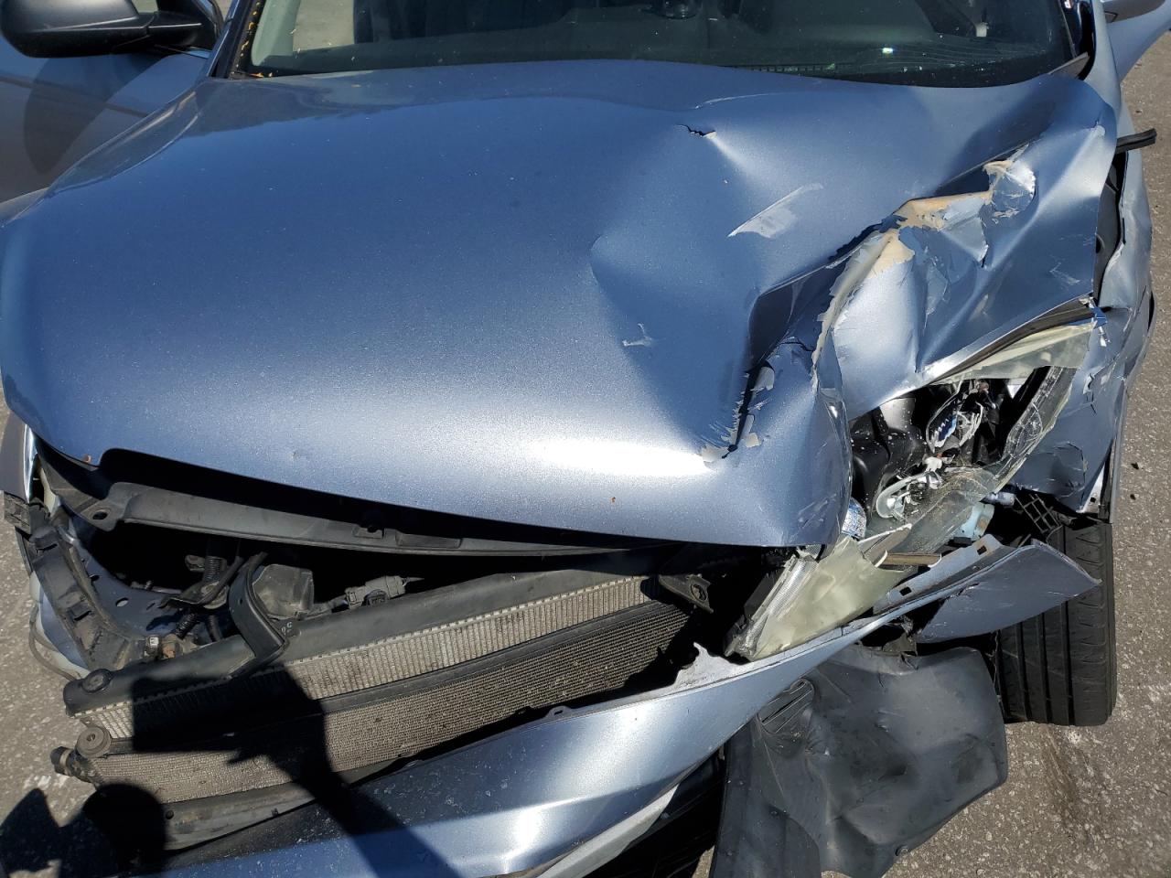 2007 Honda CR-V VIN JHLRE48767C104750 Copart auction photo, front end / side damage thumbnail 12