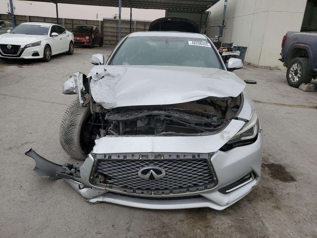2018 Infiniti Q60 VIN JN1EV7EK1JM341656 Copart auction photo, front end / minor dent/scratches damage thumbnail 5