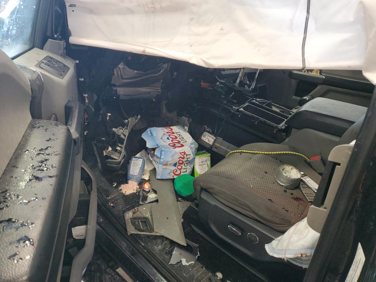 2015 Ford F-150 VIN 1FTEX1EP8FFC20246 Copart auction photo, all over damage thumbnail 8