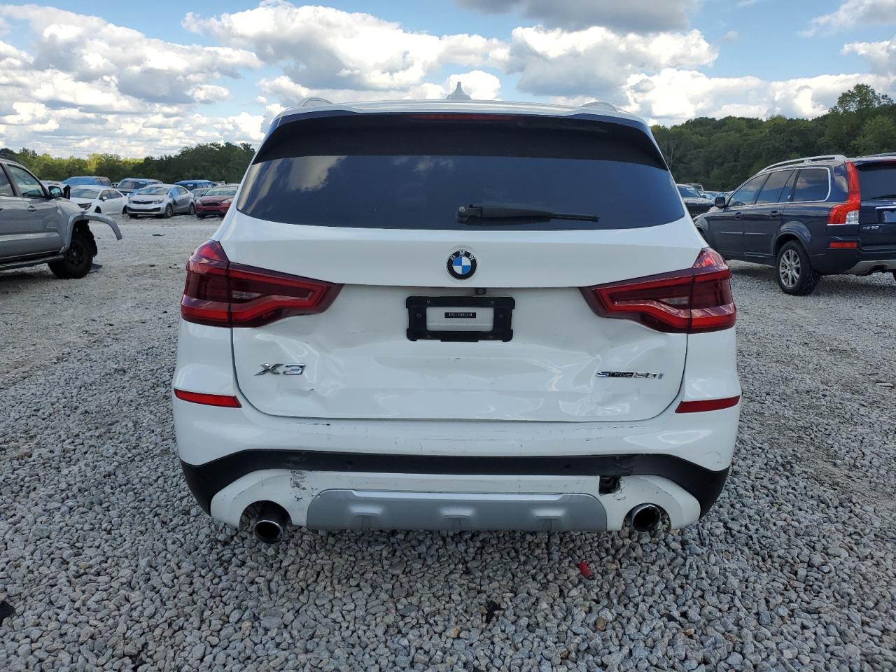2019 BMW X3 VIN 5UXTR7C58KLF29279 Copart auction photo, front end damage thumbnail 6