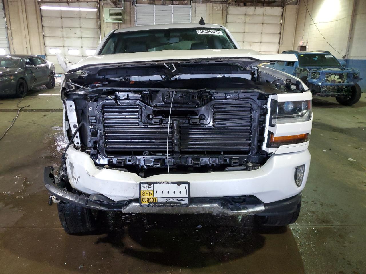 2018 Chevrolet Silverado VIN 3GCUKREC0JG409051 Copart auction photo, all over / frame damage damage thumbnail 5