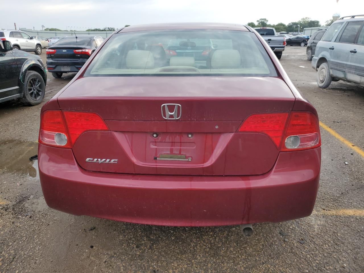 2008 Honda Civic VIN 1HGFA16558L092587 Copart auction photo, front end / minor dent/scratches damage thumbnail 6