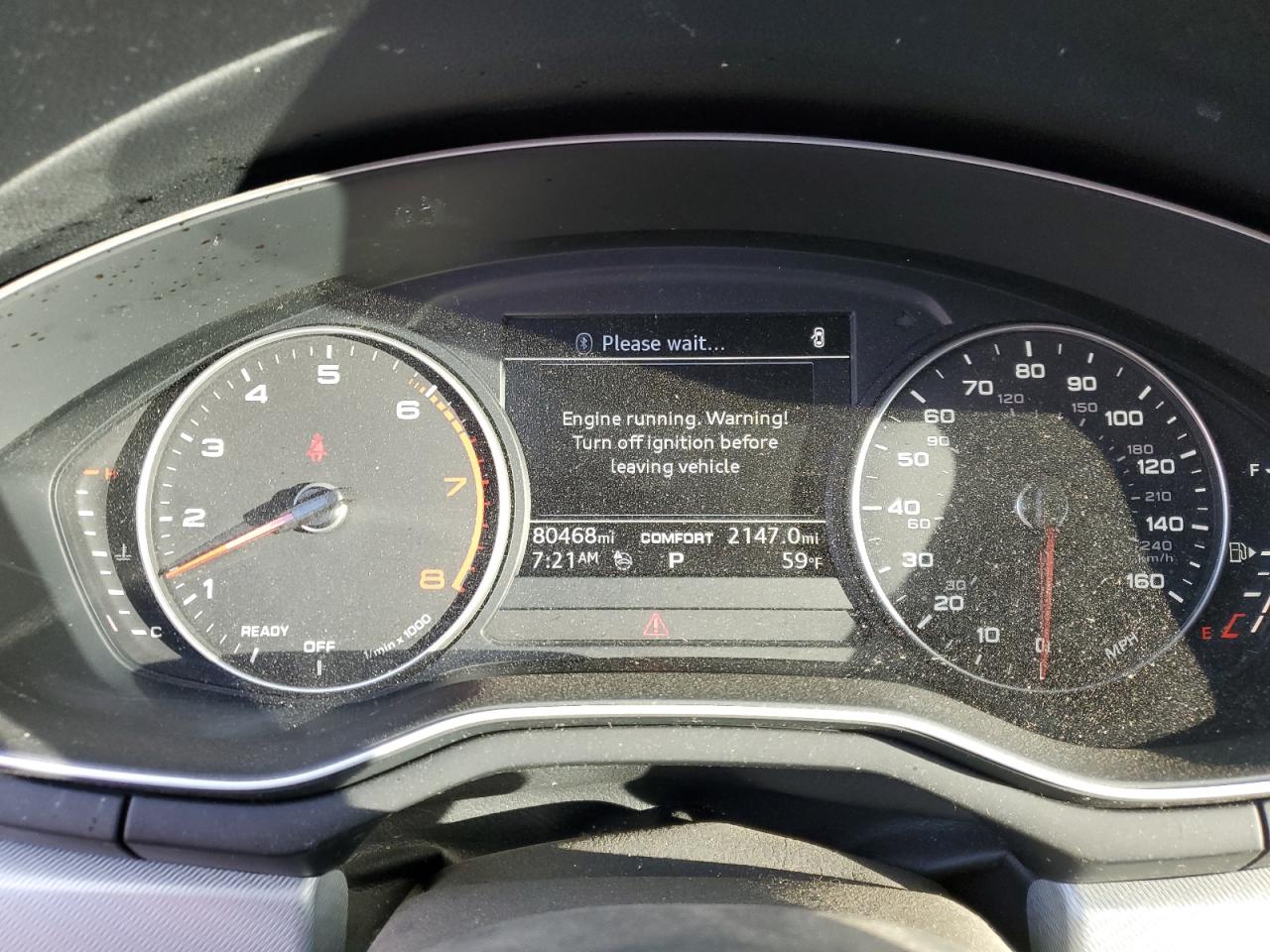 2017 Audi A4 VIN WAUGNAF41HN007244 Copart auction photo, front end damage thumbnail 9