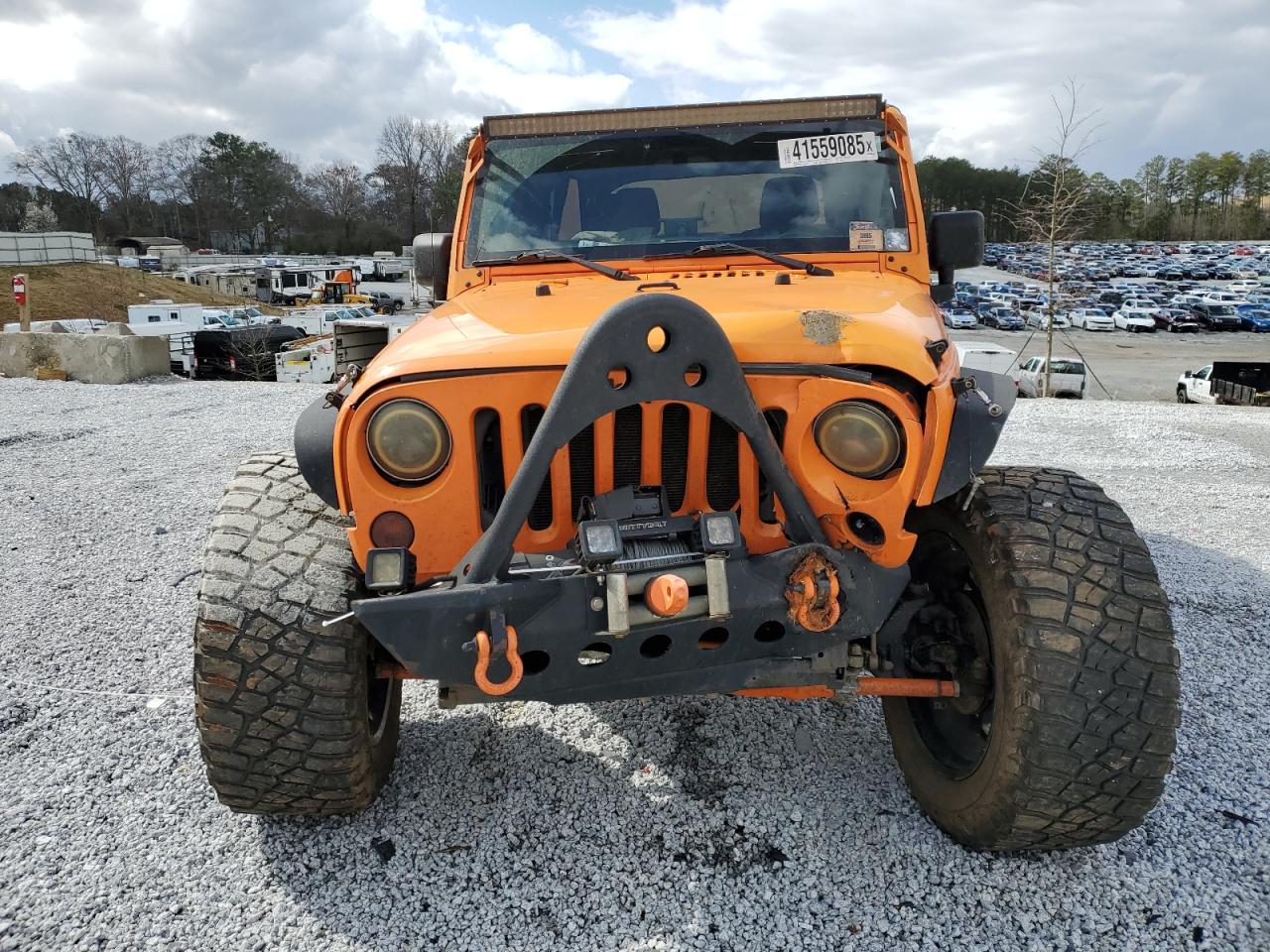 2012 Jeep Wrangler VIN 1C4BJWDG2CL185915 Copart auction photo, front end / mechanical damage thumbnail 5