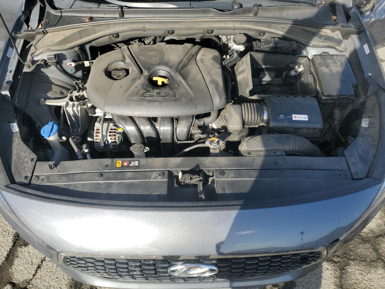 2019 Hyundai Elantra VIN KMHH35LE2KU116998 Copart auction photo, vandalism / side damage thumbnail 11