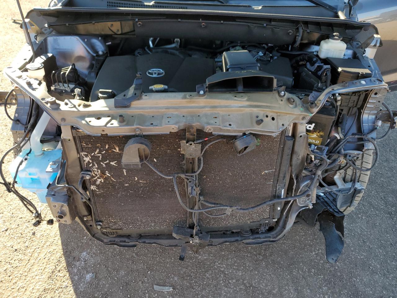 2017 Toyota Highlander VIN 5TDBZRFHXHS431485 Copart auction photo, front end damage thumbnail 13