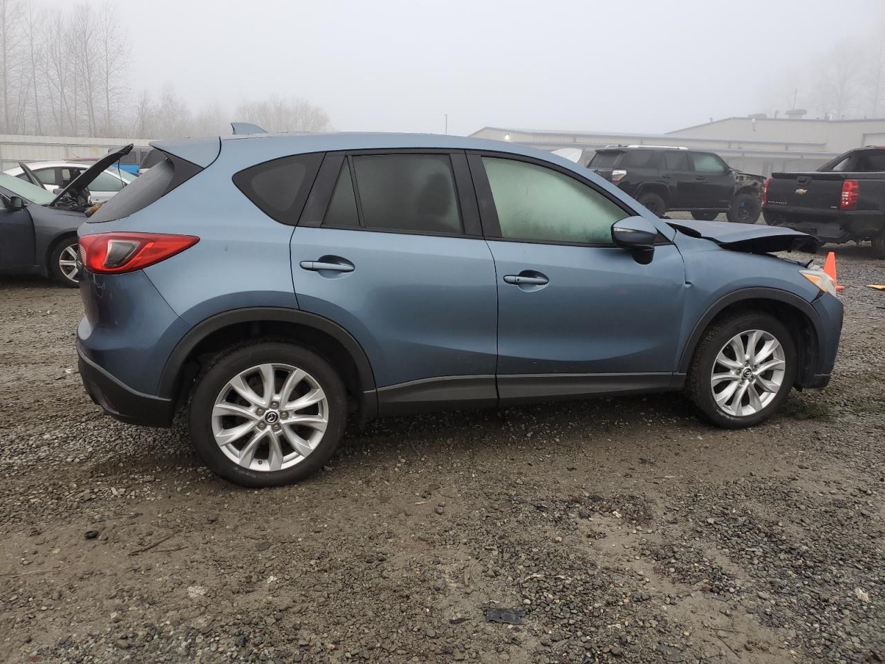 2015 Mazda CX-5 VIN JM3KE4DYXF0509403 Copart auction photo, front end damage thumbnail 3