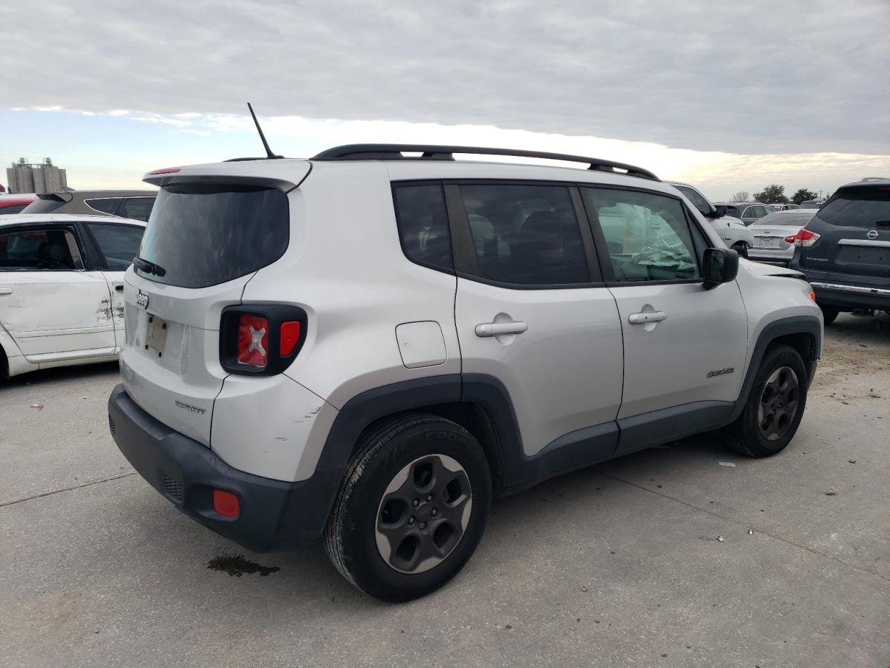 2016 Jeep Renegade VIN ZACCJAATXGPD73480 Copart auction photo, front end damage thumbnail 3