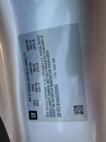 2010 Chevrolet Camaro VIN 2G1FC1EV4A9208359 Copart auction photo, front end / minor dent/scratches damage thumbnail 12