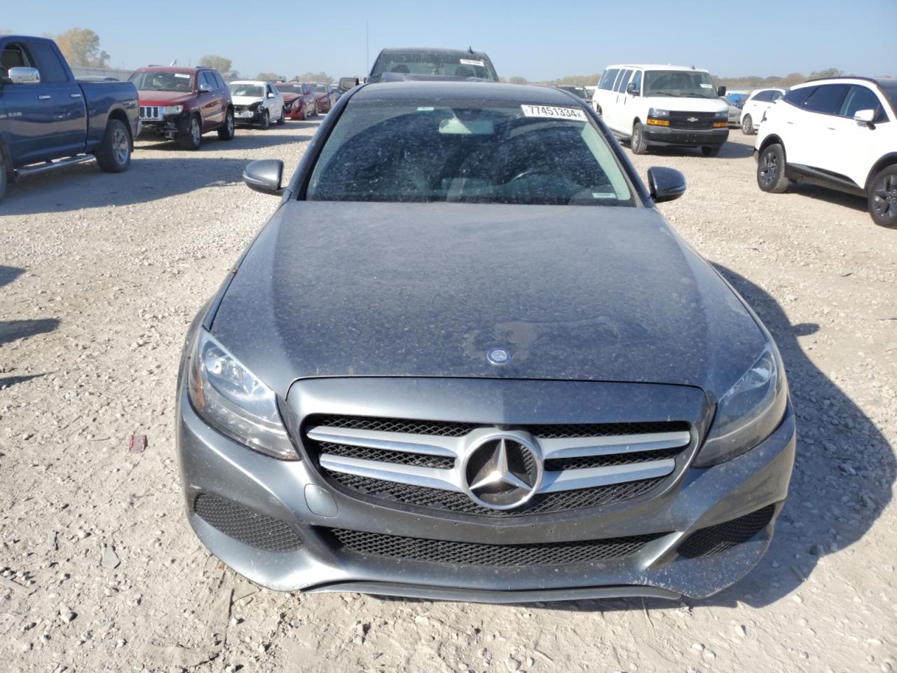 2017 Mercedes-Benz C-klasse VIN 55SWF4KB4HU228755 Copart auction photo, rear end damage thumbnail 5
