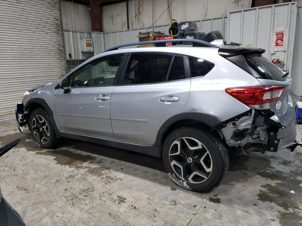 2018 Subaru XV VIN JF2GTAMC1JH264588 Copart auction photo, rear end / hail damage thumbnail 2