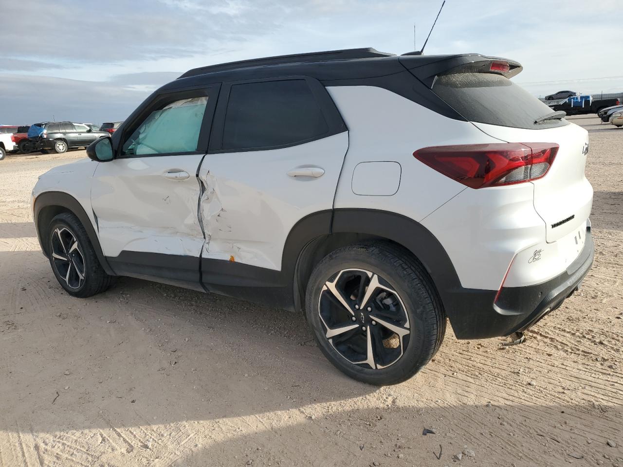 2022 Chevrolet TrailBlazer VIN KL79MTSL3NB109291 Copart auction photo, side damage thumbnail 2