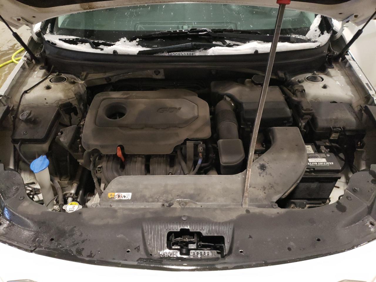 2017 Hyundai Sonata VIN 5NPE24AF5HH582220 Copart auction photo, side / front end damage thumbnail 11