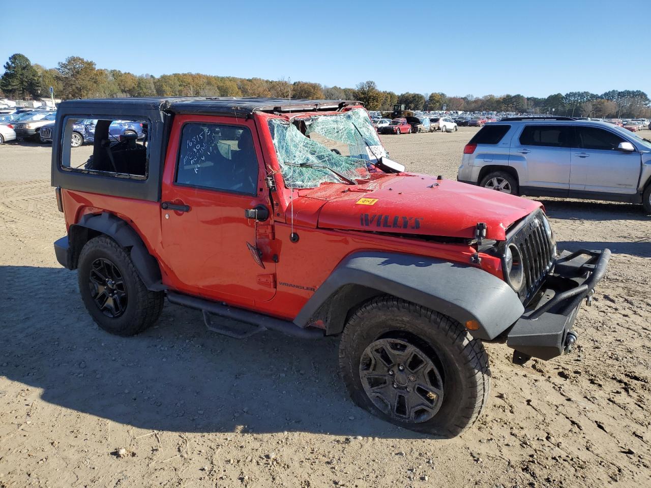2017 Jeep Wrangler VIN 1C4AJWAGXHL515808 Copart auction photo, rollover damage thumbnail 4