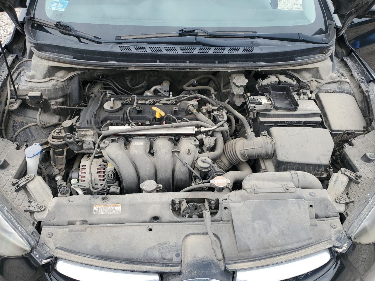 2012 Hyundai Elantra VIN 5NPDH4AE0CH072173 Copart auction photo, mechanical damage thumbnail 11