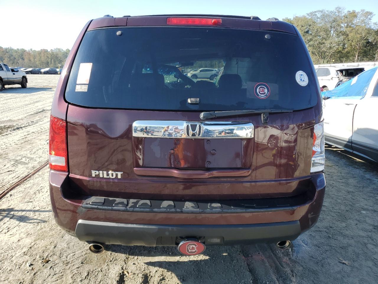 2011 Honda Pilot VIN 5FNYF3H50BB050369 Copart auction photo, side / front end damage thumbnail 6