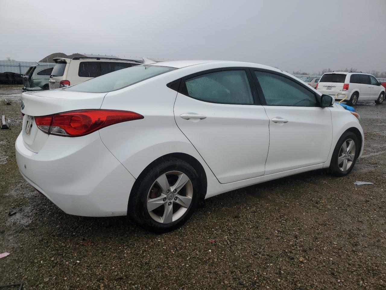 2011 Hyundai Elantra VIN 5NPDH4AE0BH040192 Copart auction photo, mechanical damage thumbnail 3