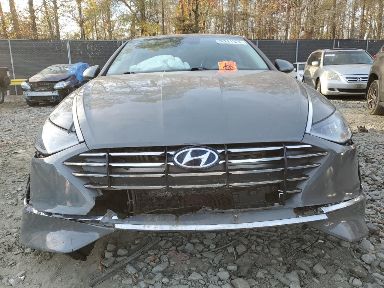 2021 Hyundai Sonata VIN 5NPEG4JA8MH067065 Copart auction photo, front end / undercarriage damage thumbnail 5