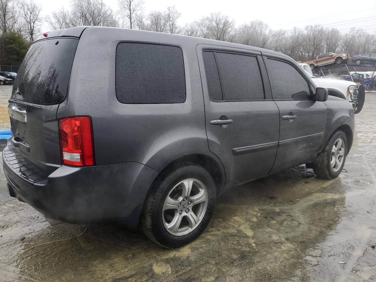 2012 Honda Pilot VIN 5FNYF3H57CB023834 Copart auction photo, side / minor dent/scratches damage thumbnail 3