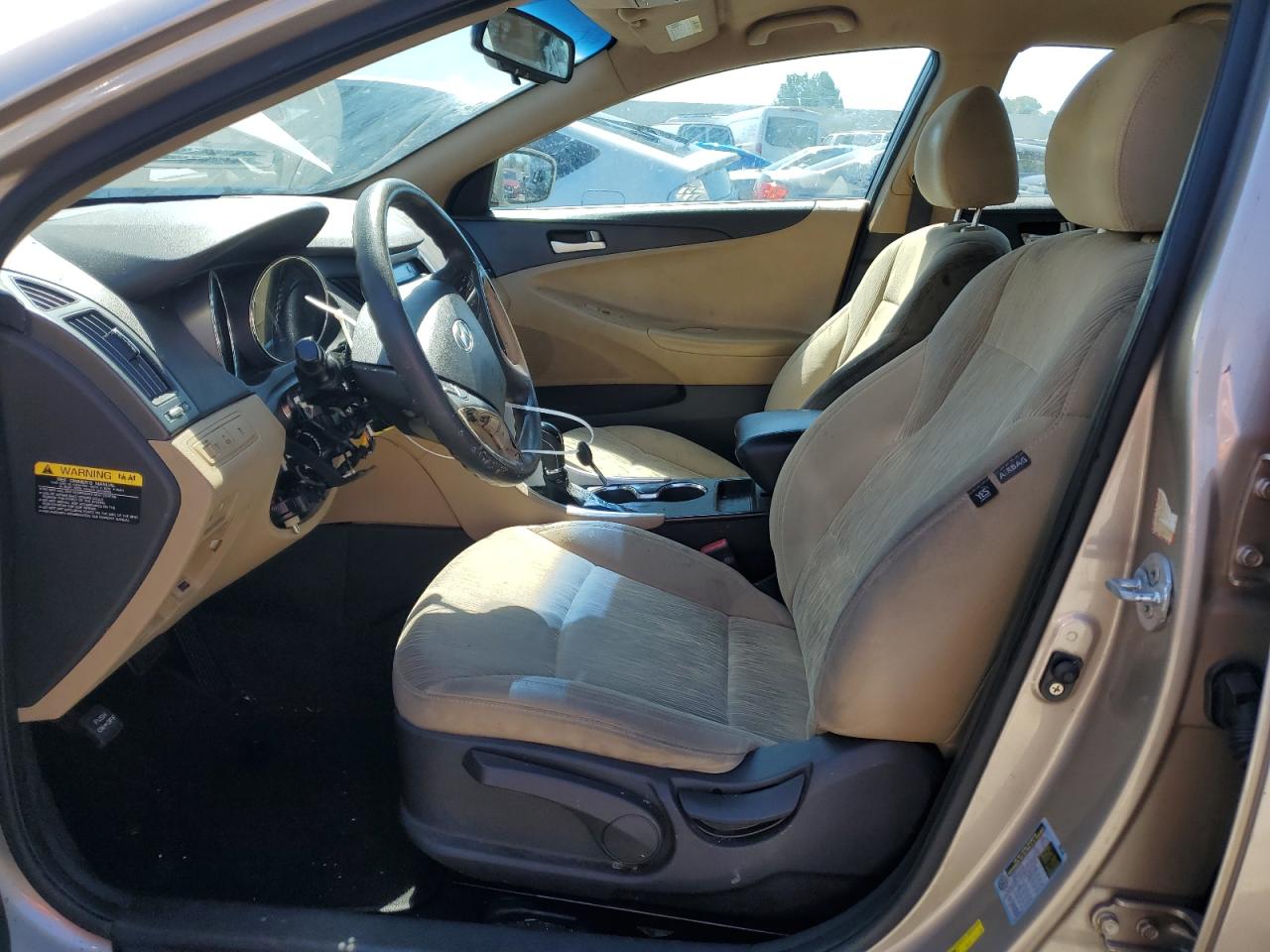 2012 Hyundai Sonata VIN 5NPEB4AC1CH321424 Copart auction photo, vandalism / side damage thumbnail 7