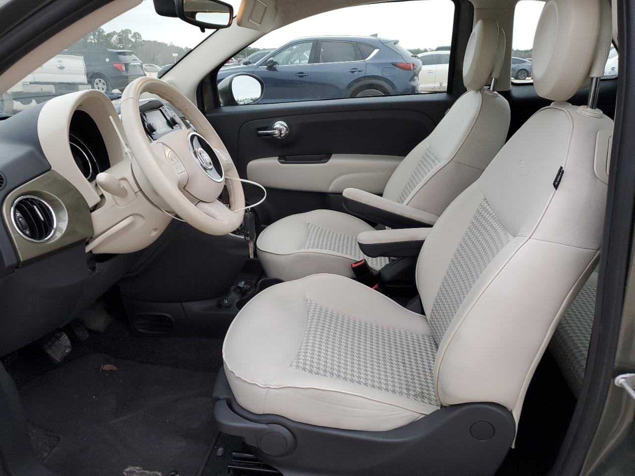 2019 Fiat 500 VIN 3C3CFFKH4KT700521 Copart auction photo, side / minor dent/scratches damage thumbnail 7
