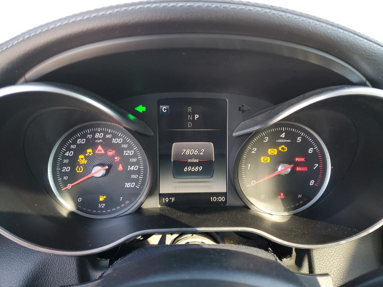 2018 Mercedes-Benz C-klasse VIN WDDWF4KB4JR422290 Copart auction photo, front end damage thumbnail 9