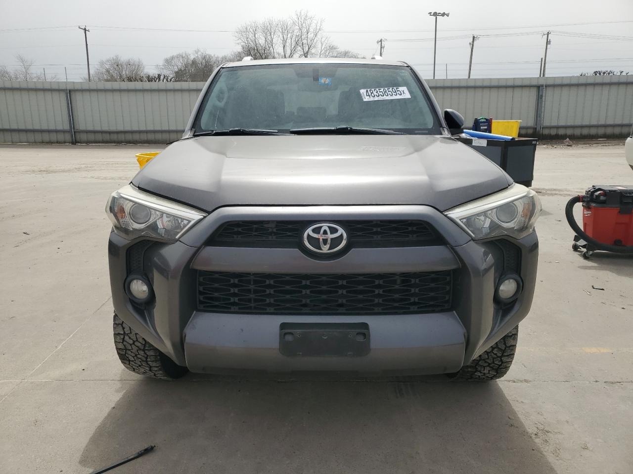 2016 Toyota 4Runner VIN JTEBU5JR1G5377873 Copart auction photo, side damage thumbnail 5