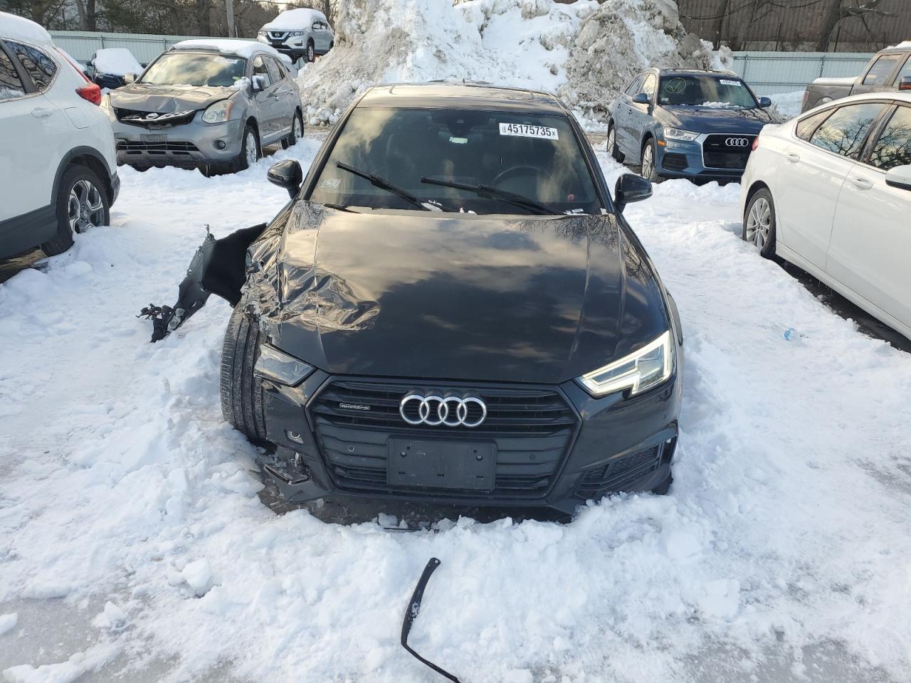 2018 Audi A4 VIN WAUENAF42JA150305 Copart auction photo, front end / minor dent/scratches damage thumbnail 5