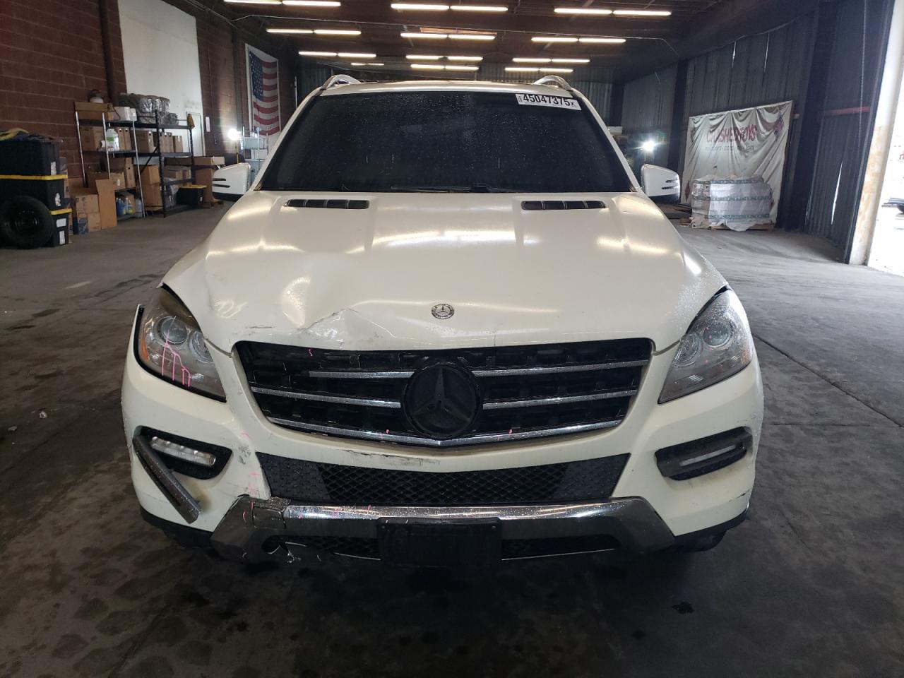 2012 Mercedes-Benz M-klasse VIN 4JGDA5HB8CA032206 Copart auction photo, front end damage thumbnail 5
