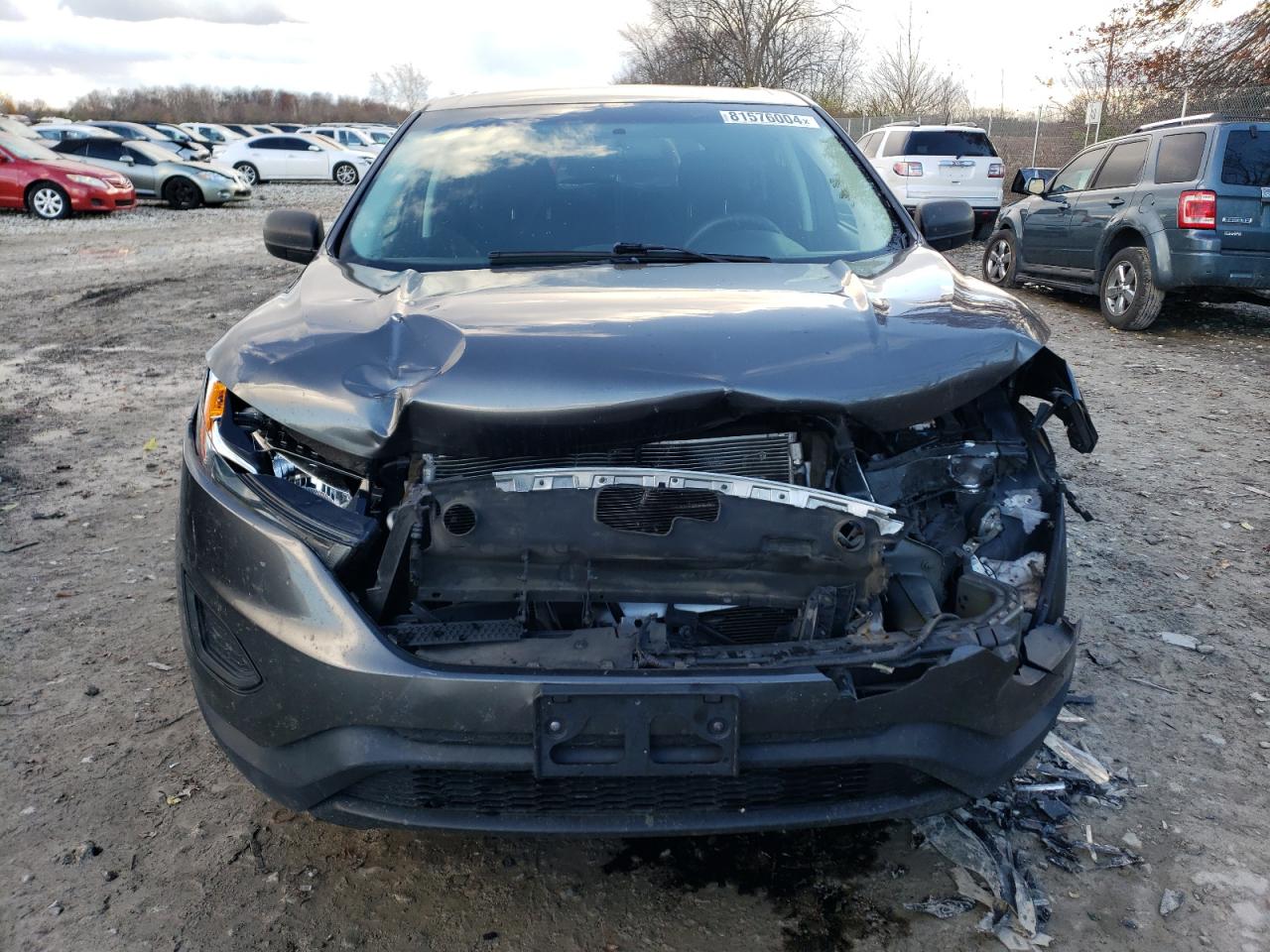 2017 Ford Edge VIN 2FMPK3G93HBB30231 Copart auction photo, front end / minor dent/scratches damage thumbnail 5