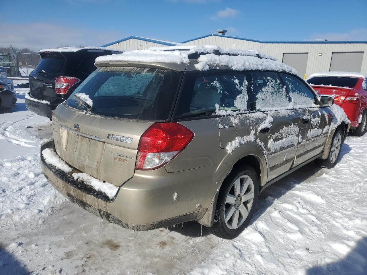 2009 Subaru Outback VIN 4S4BP61C596325667 Copart auction photo, front end / minor dent/scratches damage thumbnail 3
