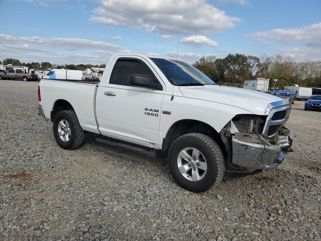 2014 RAM 1500 VIN 3C6JR7AT3EG176692 Copart auction photo, front end damage thumbnail 4