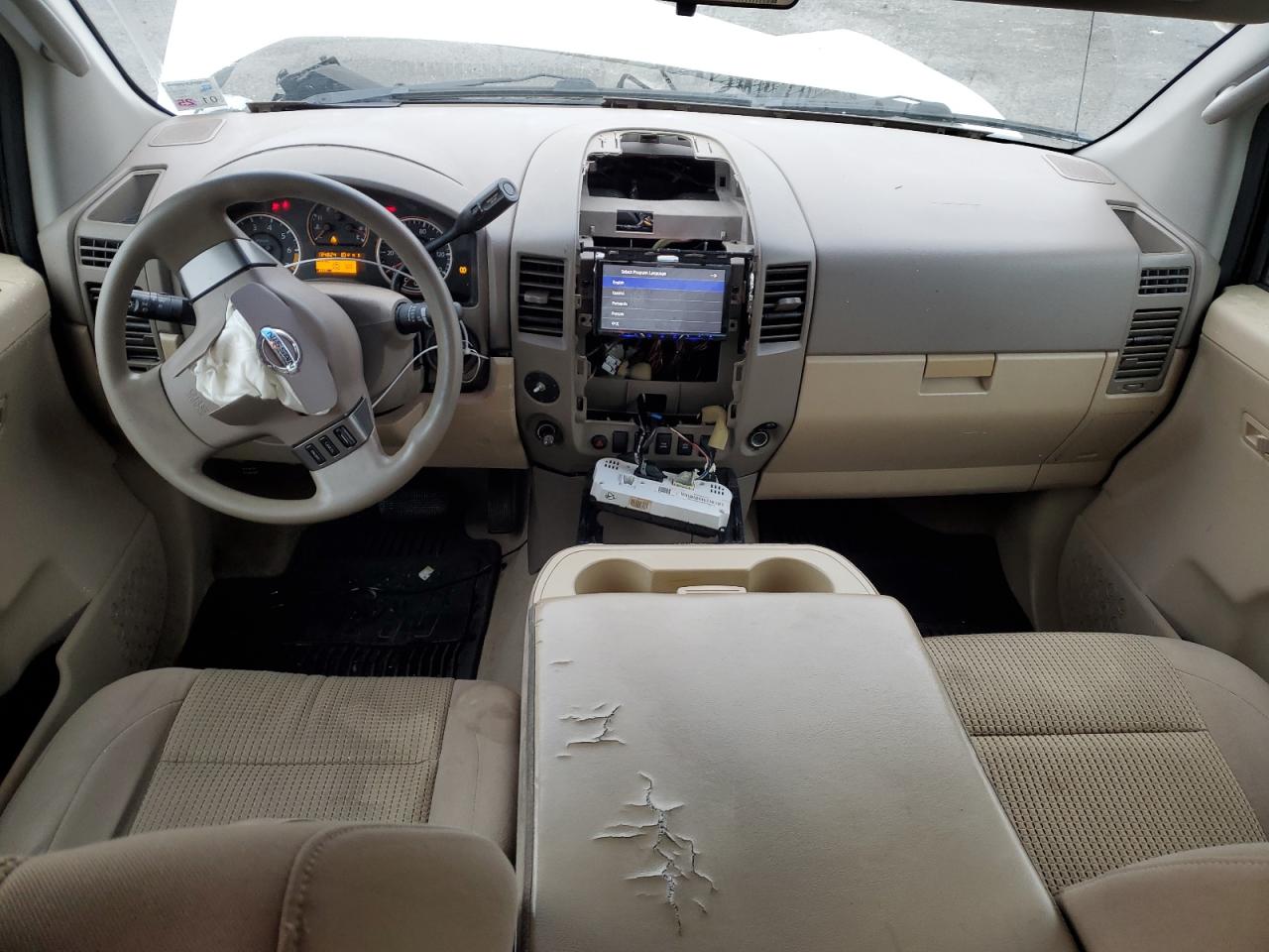 2010 Nissan Titan VIN 1N6BA0EK5AN301767 Copart auction photo, front end damage thumbnail 8