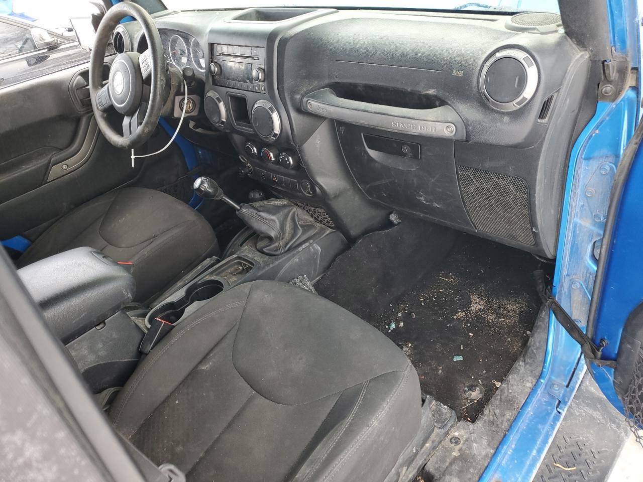 2016 Jeep Wrangler VIN 1C4AJWAG8GL121951 Copart auction photo, side / rear end damage thumbnail 8