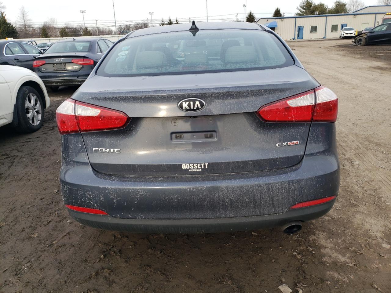 2014 KIA Forte VIN KNAFX4A86E5047400 Copart auction photo, front end damage thumbnail 6