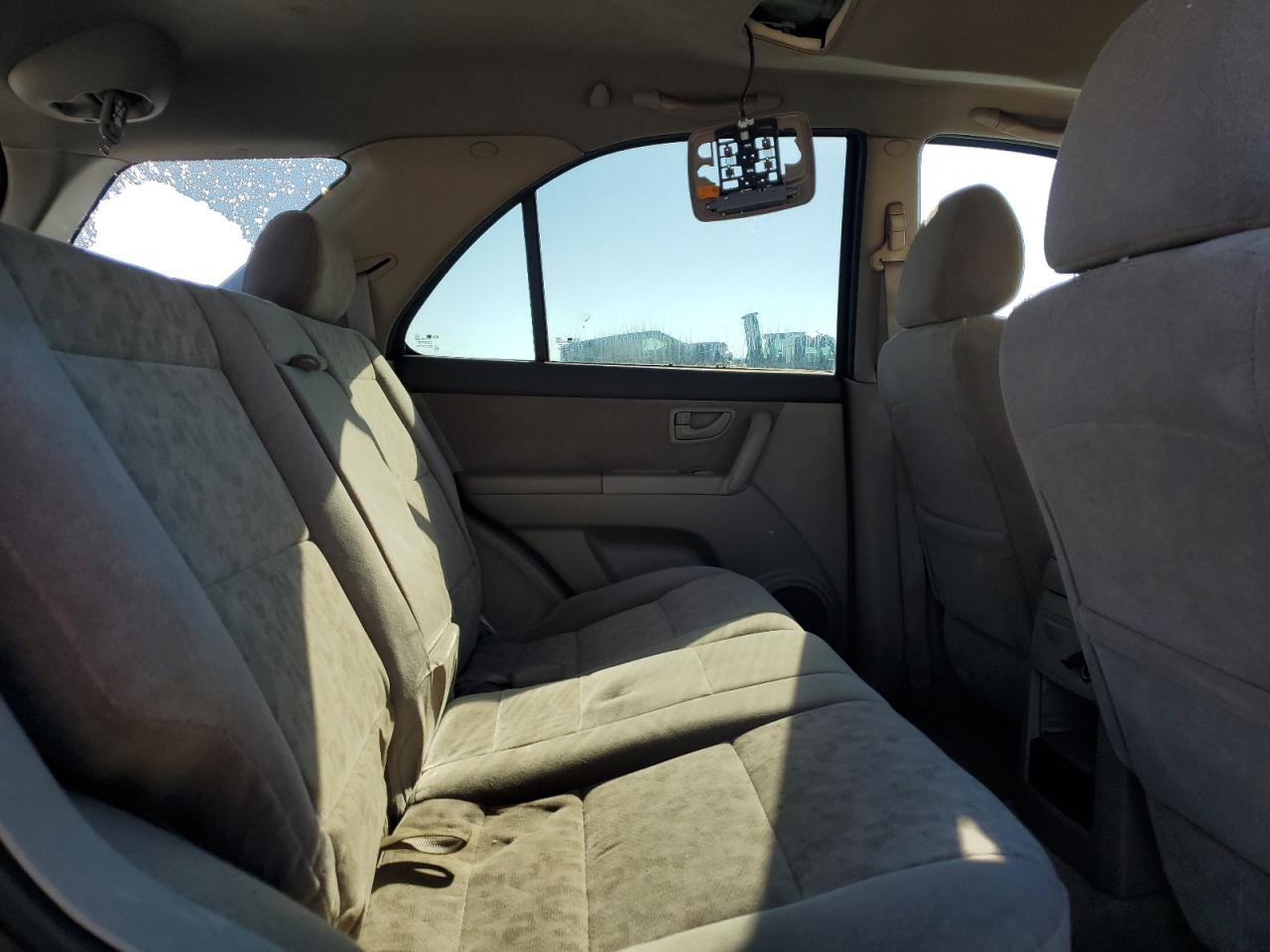 2006 KIA Sorento VIN KNDJD733665610553 Copart auction photo, top/roof / side damage thumbnail 10
