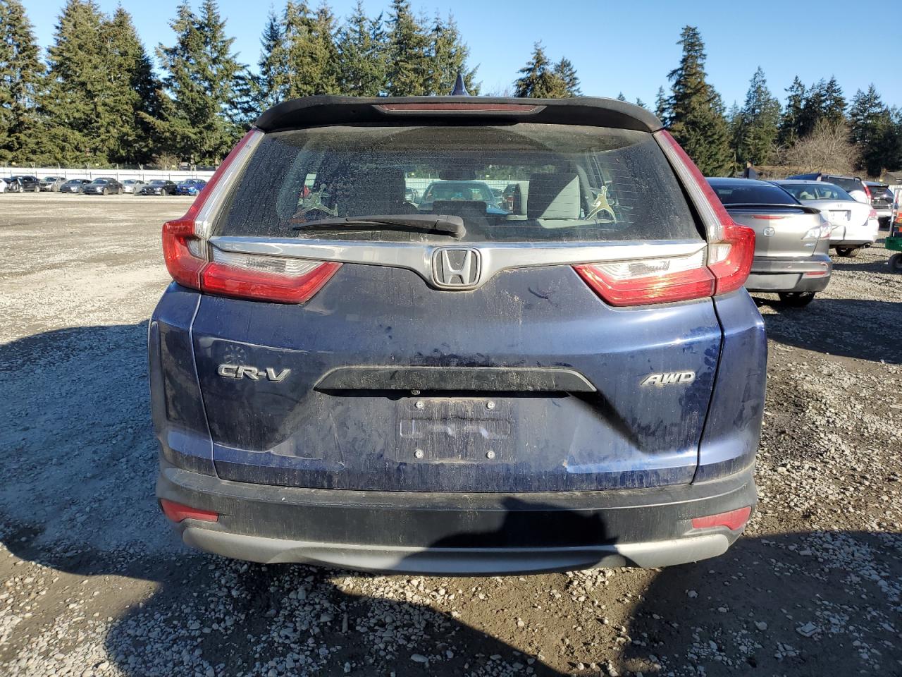 2019 Honda CR-V VIN 5J6RW6H30KL005508 Copart auction photo, front end / side damage thumbnail 6