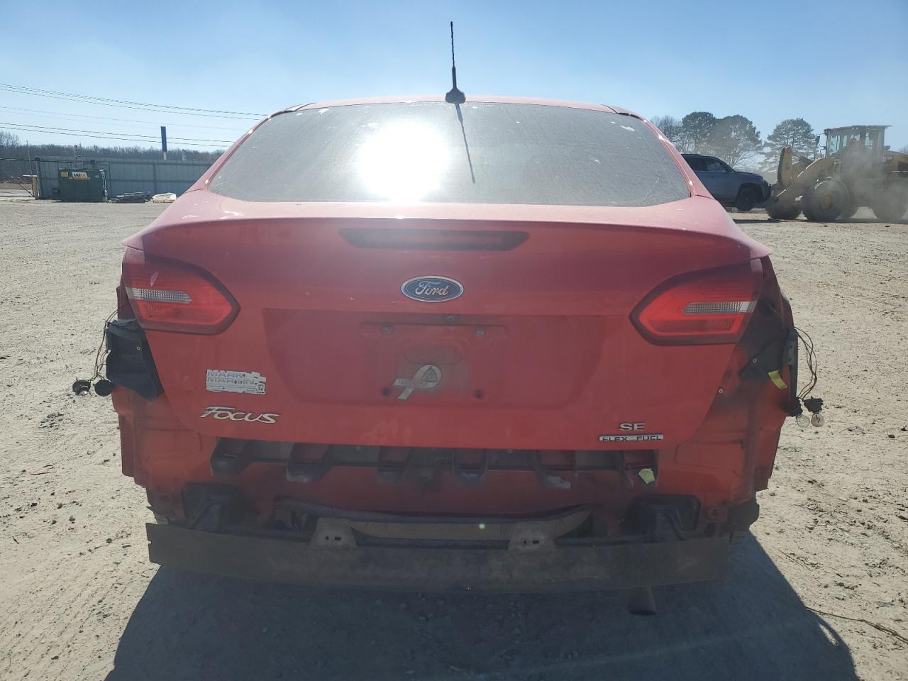 2016 Ford Focus VIN 1FADP3F25GL337530 Copart auction photo, rear end / minor dent/scratches damage thumbnail 6