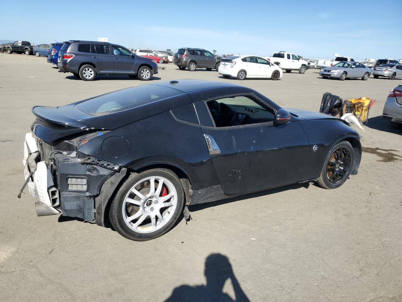 2018 Nissan 370Z VIN JN1AZ4EH8JM571166 Copart auction photo, vandalism damage thumbnail 3