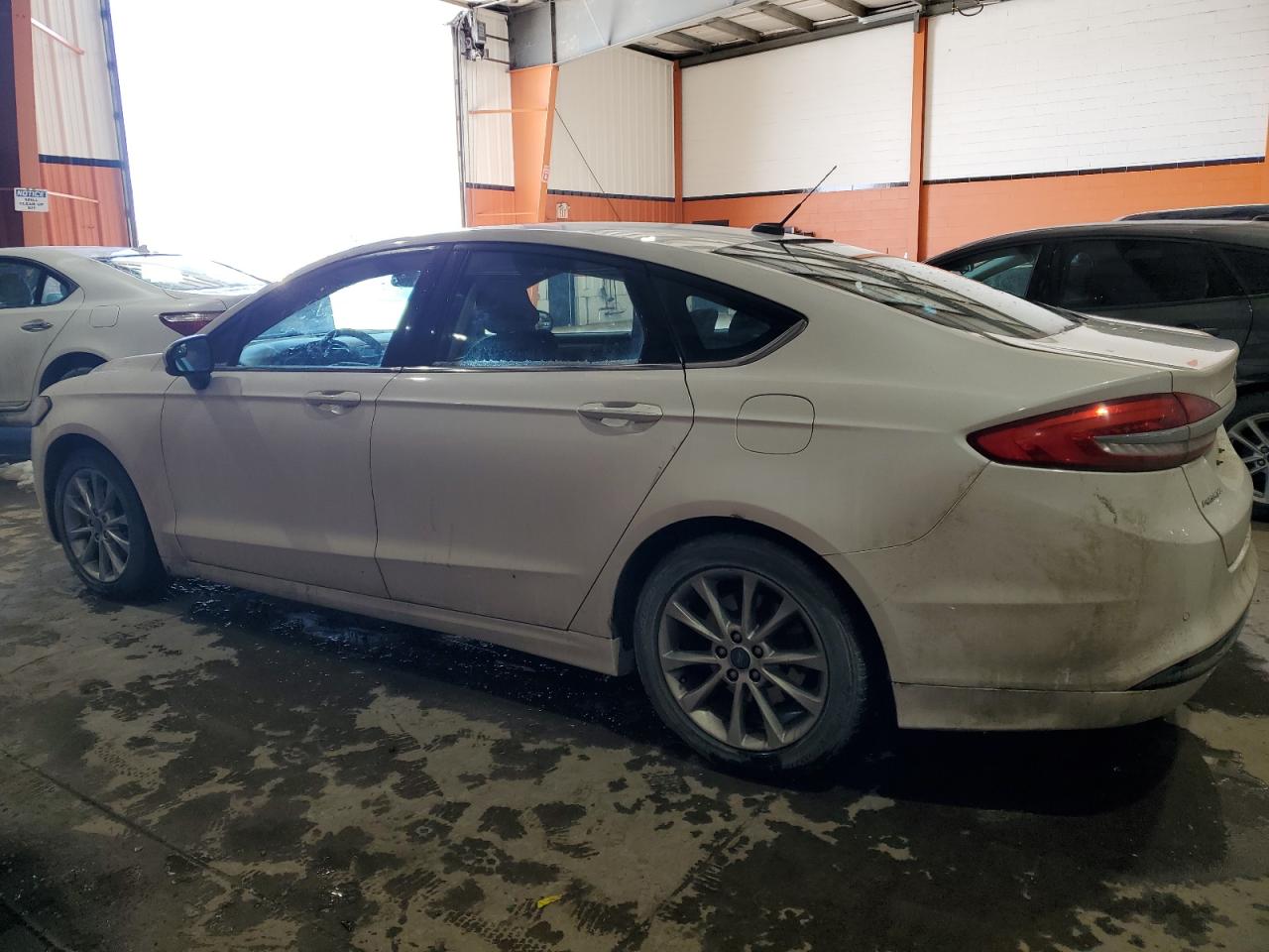 2017 Ford Fusion VIN 3FA6P0H72HR134825 Copart auction photo, front end / rear end damage thumbnail 2