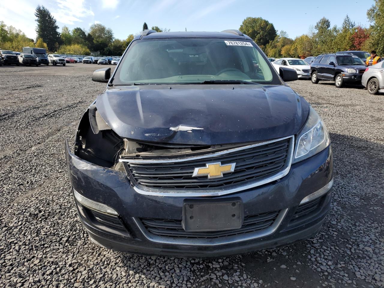 2016 Chevrolet Traverse VIN 1GNKVFKD7GJ328461 Copart auction photo, front end / side damage thumbnail 5