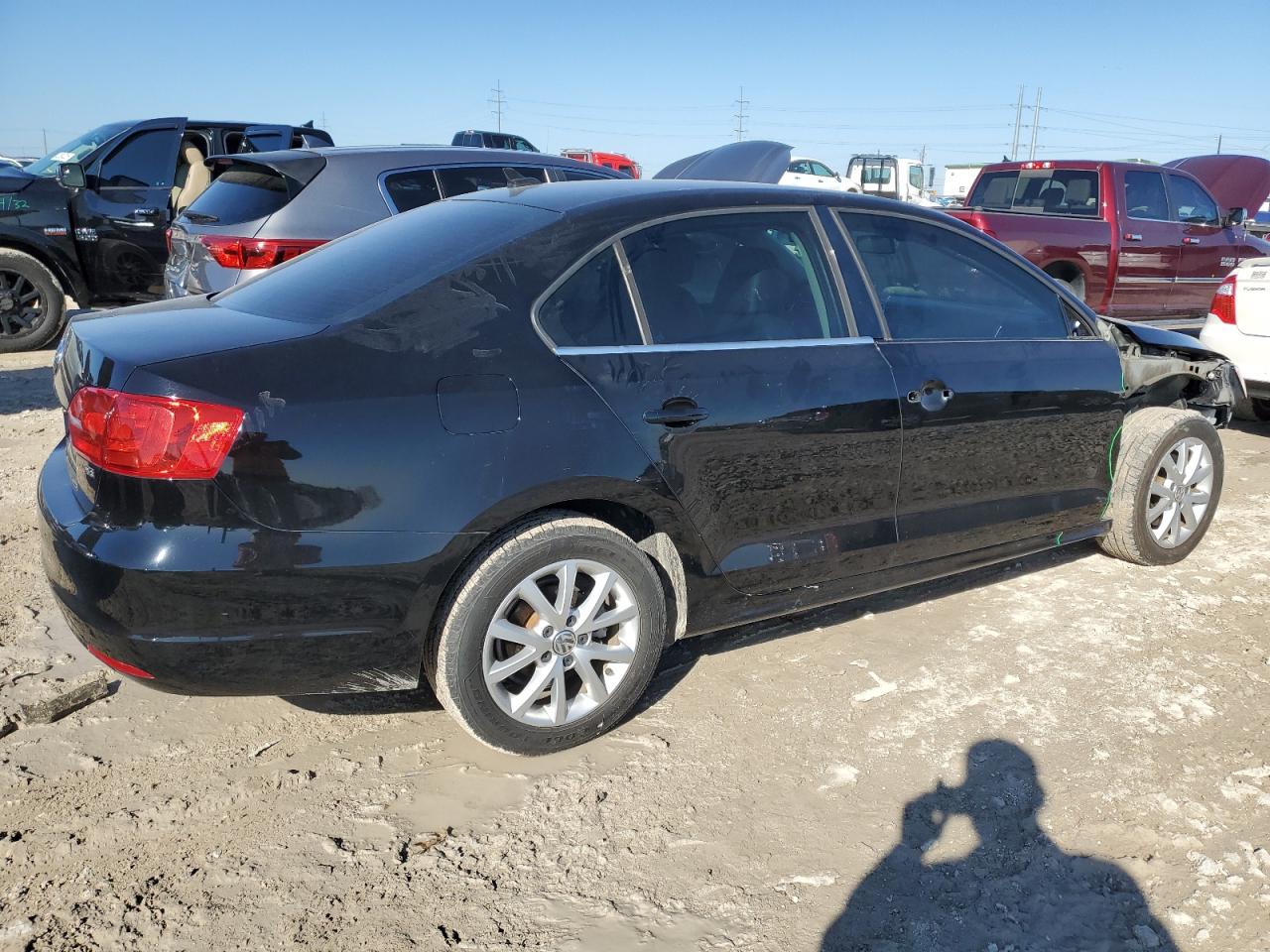 2014 Volkswagen Jetta VIN 3VWD07AJ6EM323956 Copart auction photo, front end / minor dent/scratches damage thumbnail 3